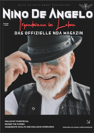 Cover des offiziellen NDA Magazins von Nino de Angelo