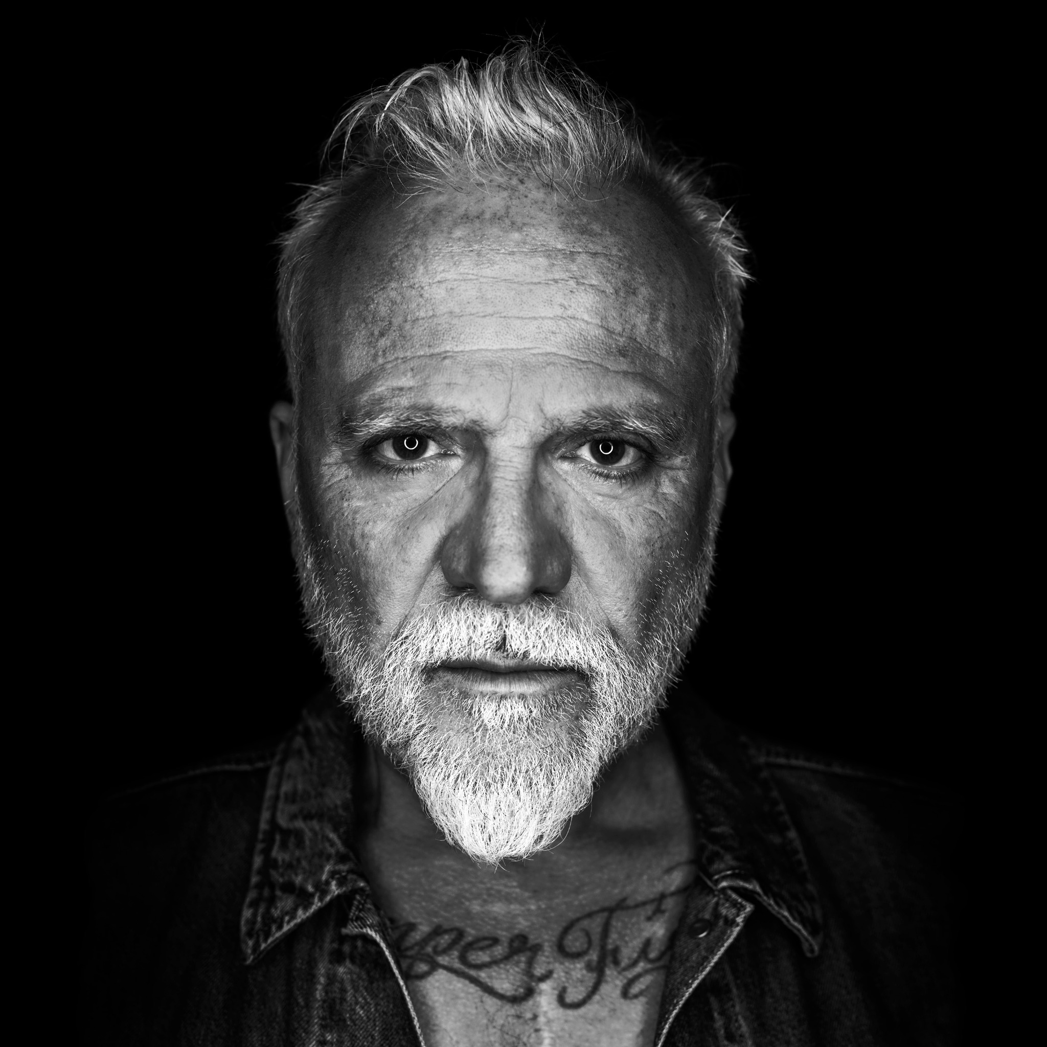 Nino de Angelo Schwarzweiß-Portrait
